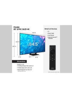 85 Inch QLED 4K Smart TV 2023 85Q70C Titan Gray 85Q70C Titan Gray - pnsku/N53398635A/45/_/1726064099/1ae233e4-0c4f-4d06-a14f-337a5150909f