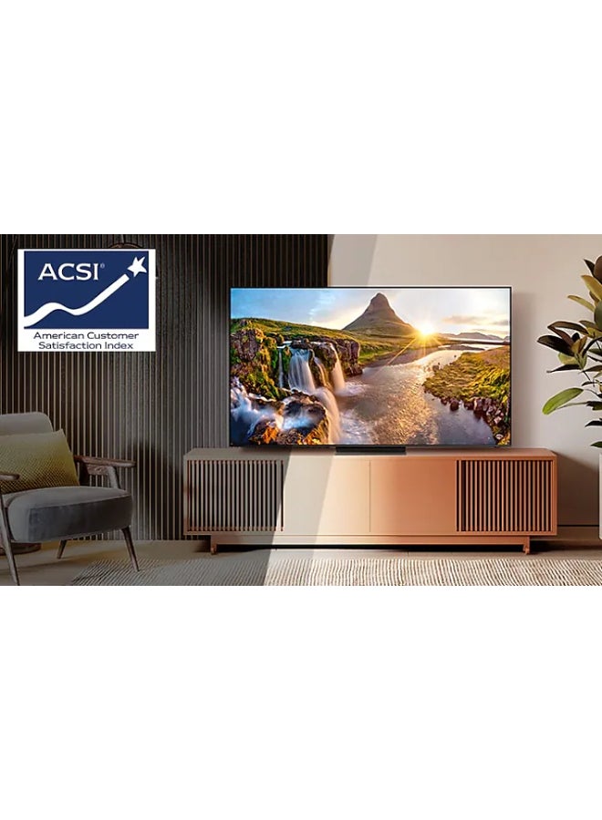 Samsung - 75 Inch QLED 4K Smart TV 2023 75Q70C Titan Gray - Image 1