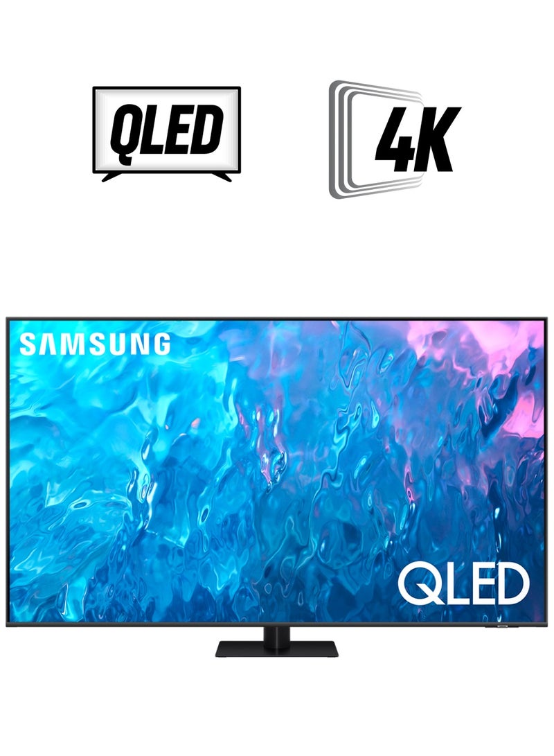 Samsung 55 Inch QLED 4K Smart TV 2023 55Q70C Titan Gray - Image 1