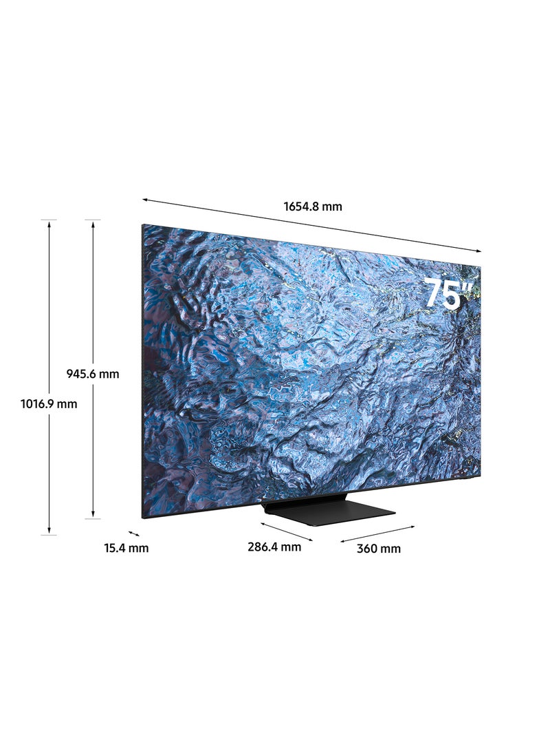 Samsung 75 Inch Neo QLED Smart TV 8K 2023 QA75QN900CUXZN Titan Black - Image 3