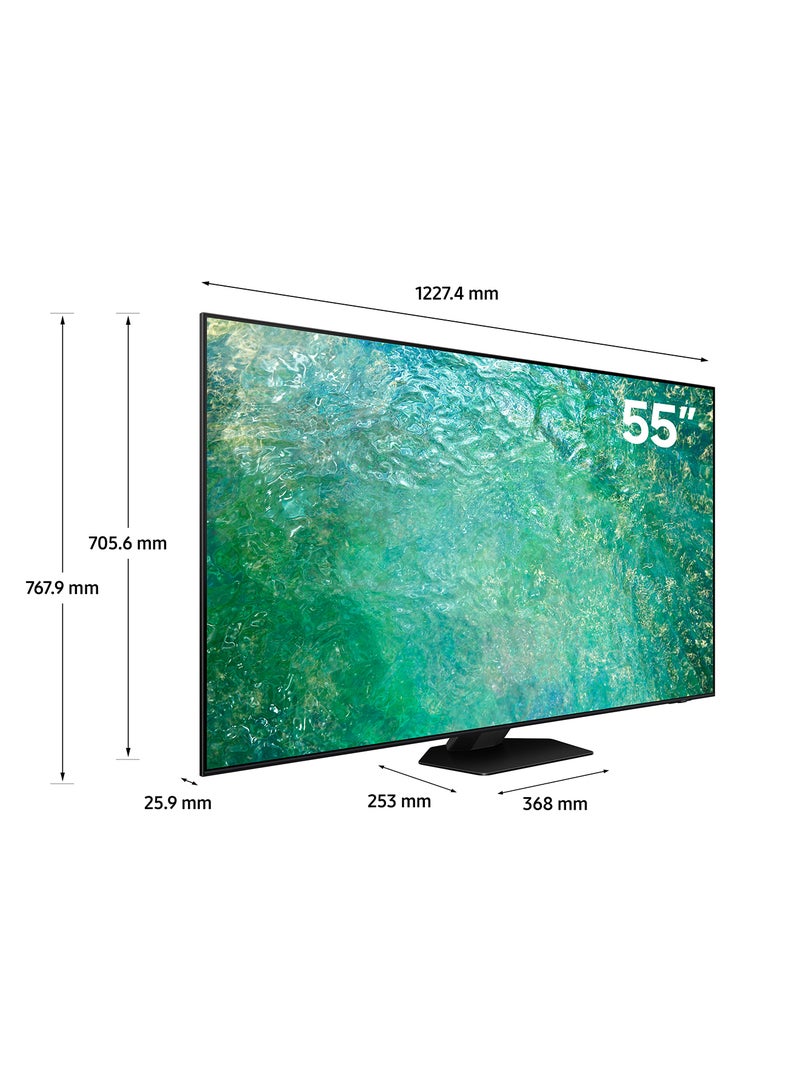 Samsung 55 Inch Neo QLED 4K Smart TV 2023 QA55QN85CAUXZN Titan Black  - Image 3