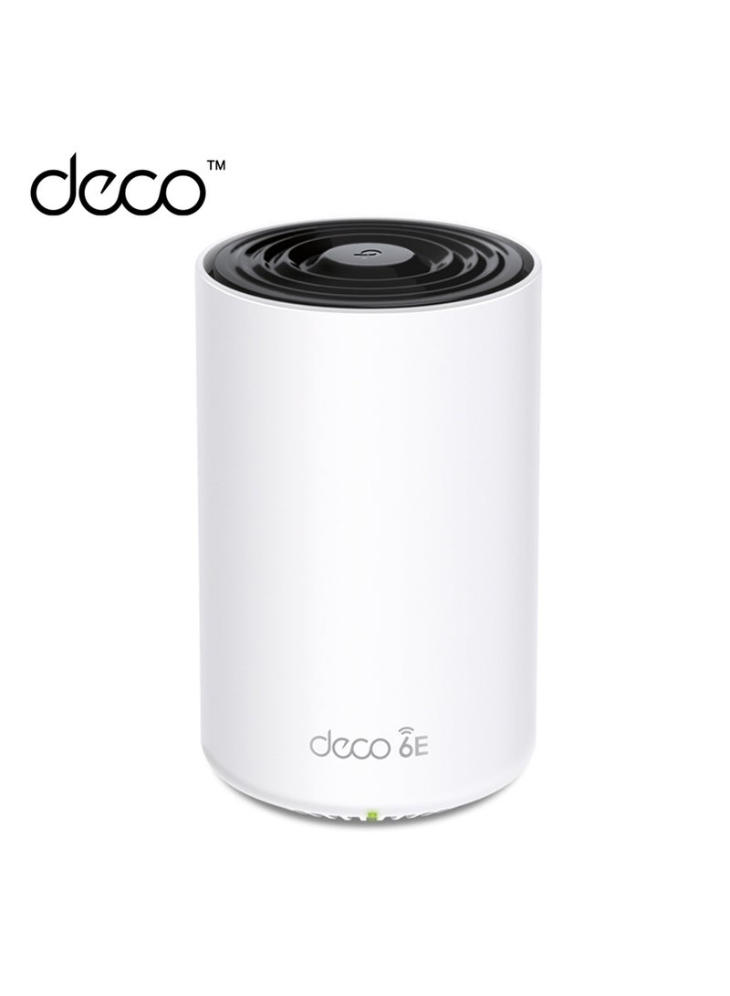 TP-LINK - Axe5400 Mbps Gigabit Tri-Band Mesh Wi-Fi 6E System Wireless Router 6 Ghz Beamforming Mu-Mimo Ofdma 6 Streams 1.7 Ghz Quad-Core Cpu White - Image 1