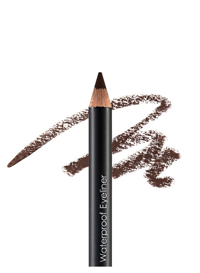 flormar Waterproof Eyeliner – 106 Dark Chestnut – Waterproof Pencil Eyeliner, Precise Tip, Long-Wear Smooth Application Chestnut - Image 3