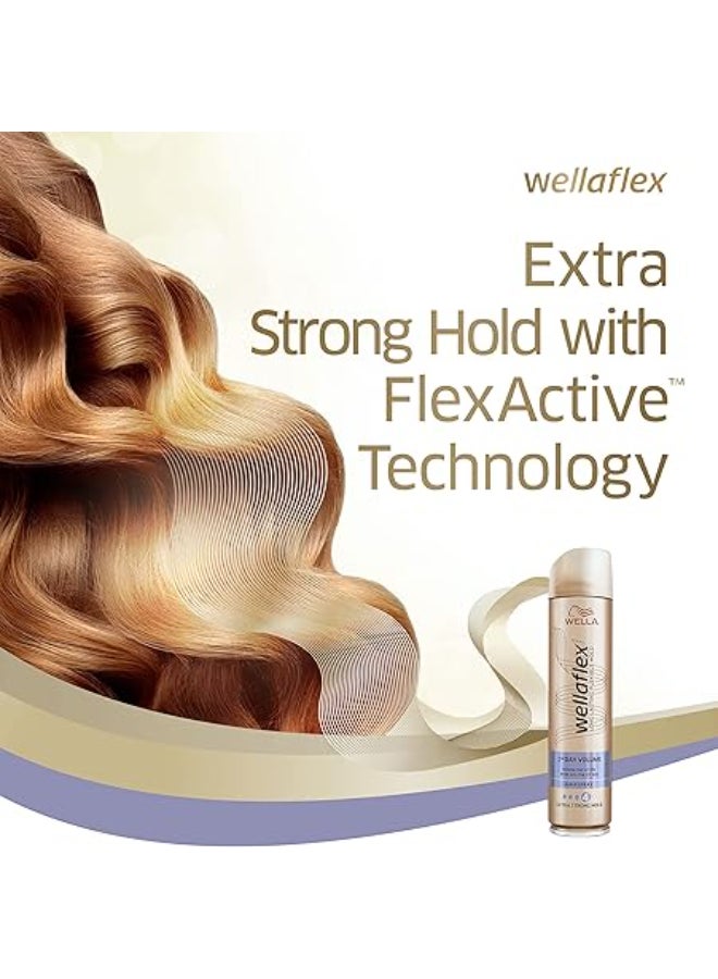 WELLA 2nd Day Volume Strong Hold Hairspary 250ml  - Image 3