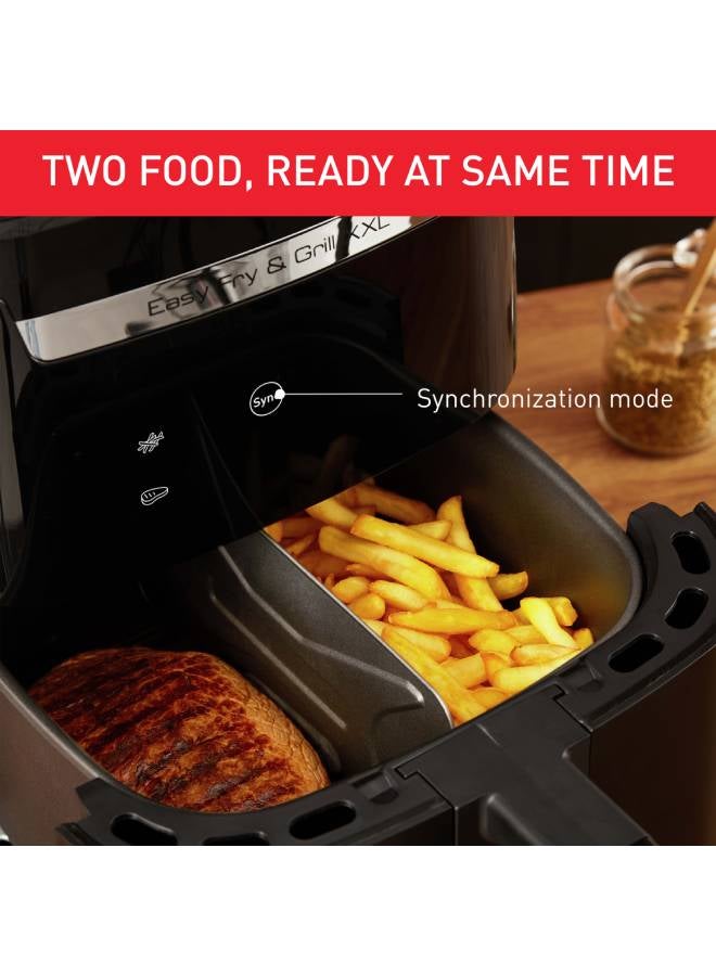 Tefal - Easy Fry & Grill XXL, Digital, 8 Preset Programs, 6.5 L 1800 W EY8018EG Black - Image 1
