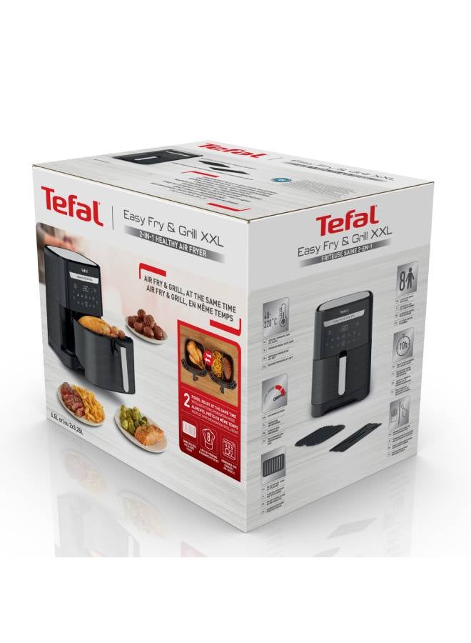 Tefal - Easy Fry & Grill XXL, Digital, 8 Preset Programs, 6.5 L 1800 W EY8018EG Black - Image 1
