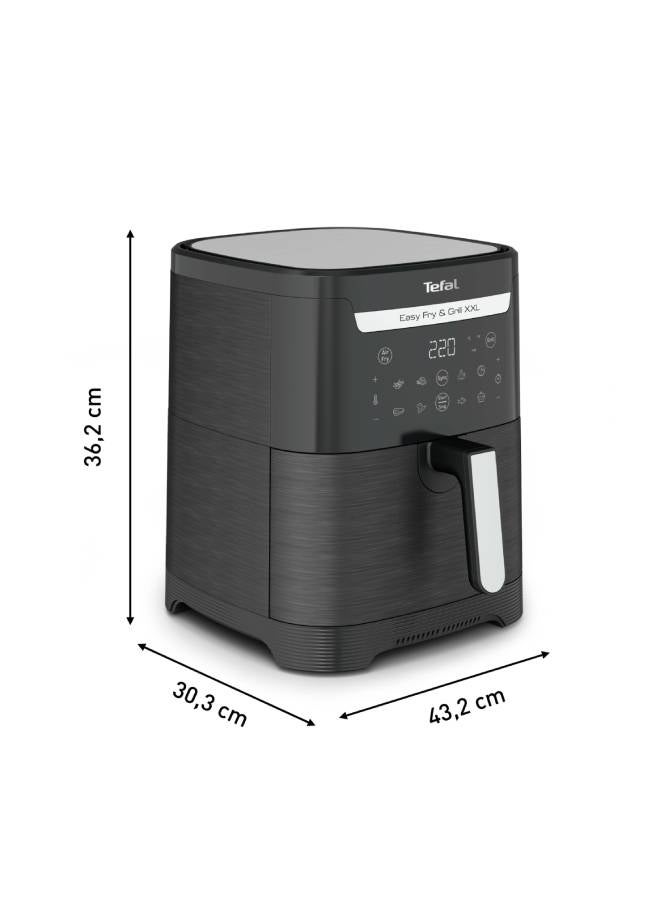 Tefal - Easy Fry & Grill XXL, Digital, 8 Preset Programs, 6.5 L 1800 W EY8018EG Black - Image 1