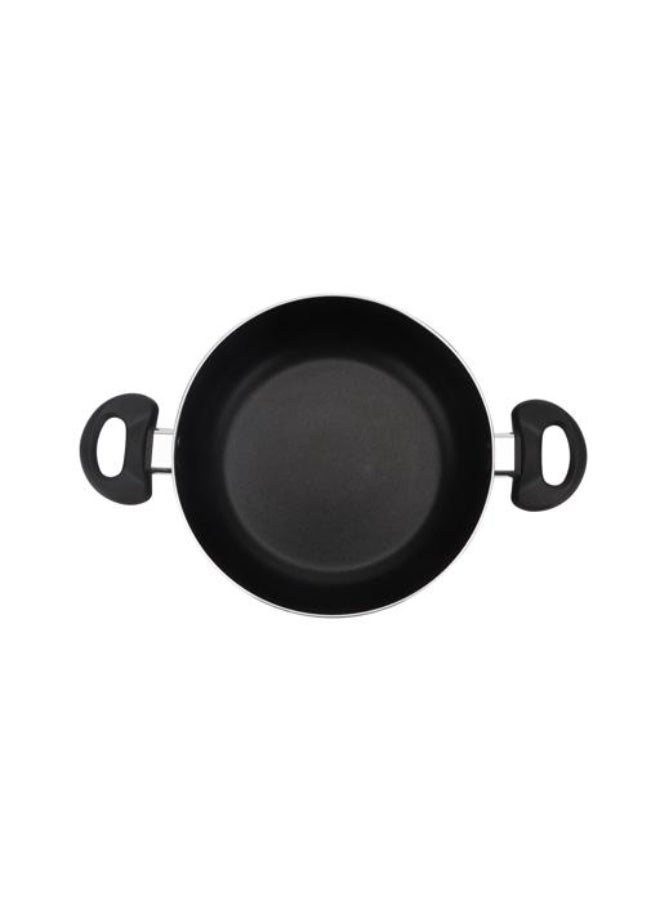 Royalford Royalford 9-Piece Non-Stick Cookware Set- RF11642| Aluminum Body With 3-Layer Construction, CD Bottom, Bakelite Handles And Glass Lid| Includes Casserole, Saucepan, Fry Pan, Bamboo Kitchen Tools| PTFE-Free And PFOA-Free| Assorted Colours 54.5x20x33cm  - Image 2