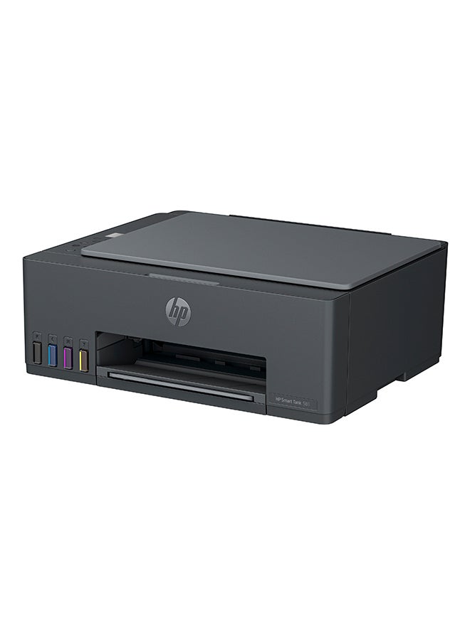 HP طابعة سمارت تانك 581 لاسلكية، طباعة، مسح ضوئي، نسخ، طابعة الكل في واحد، طباعة ما يصل إلى 6000 صفحة سوداء أو 6000 صفحة ملونة - [4A8D4A] رمادي - Image 3