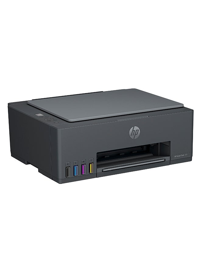 HP طابعة سمارت تانك 581 لاسلكية، طباعة، مسح ضوئي، نسخ، طابعة الكل في واحد، طباعة ما يصل إلى 6000 صفحة سوداء أو 6000 صفحة ملونة - [4A8D4A] رمادي - Image 5
