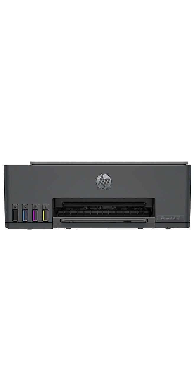 HP طابعة سمارت تانك 581 لاسلكية، طباعة، مسح ضوئي، نسخ، طابعة الكل في واحد، طباعة ما يصل إلى 6000 صفحة سوداء أو 6000 صفحة ملونة - [4A8D4A] رمادي - Image 1