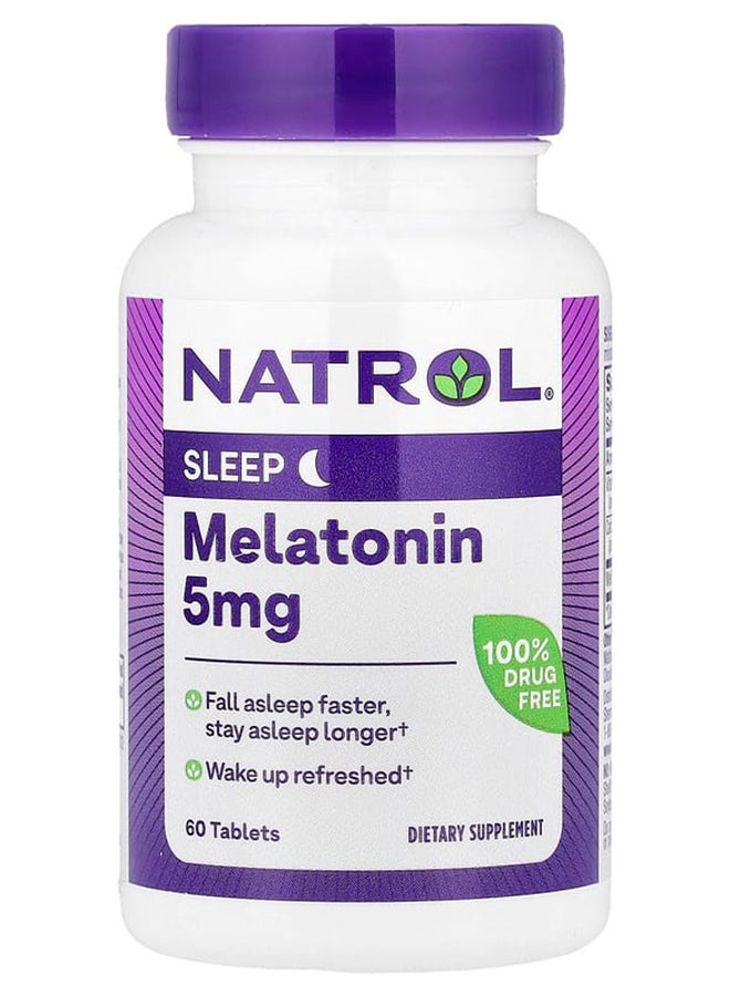 Natrol Melatonin 5Mg 60 Tablets - Image 1