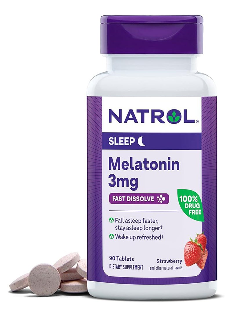 Melatonin 3Mg Fast Dissolve 90 Tablets - pnsku/N53400026A/45/_/1715081257/65edbc5c-d742-4287-add7-49ed92239652