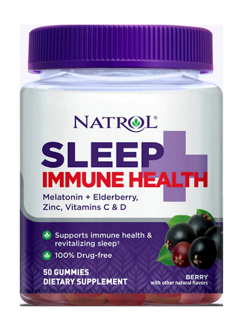 Natrol Sleep Plus Immune Health 50 Gummies  - Image 1