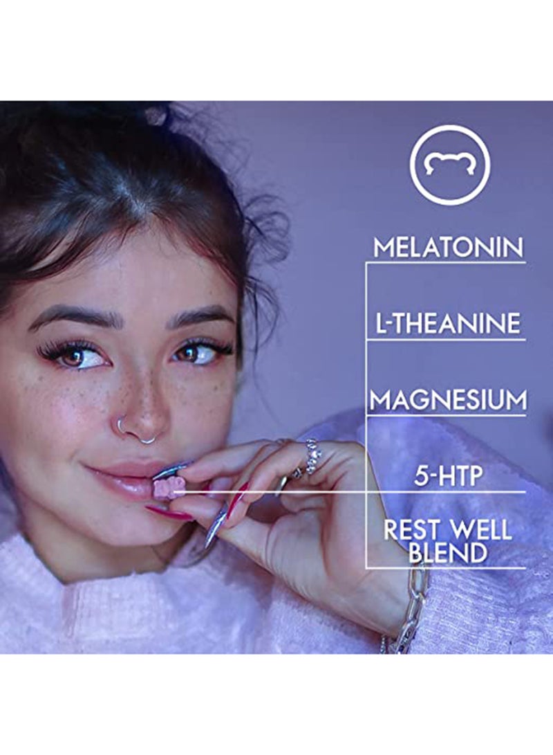 SugarBear Sleep Deep 5 Htp Vitamin 62 Vegetarian Gummies - Image 5