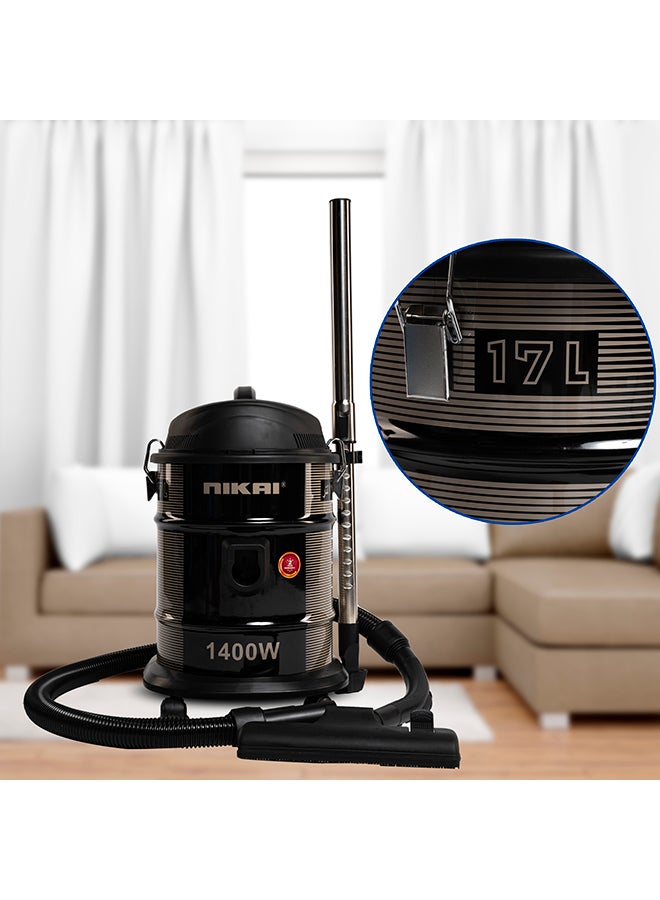 نيكاي - مكنسة كهربائية كانستر 17 L 1400 W NVC990TX أسود - Image 1