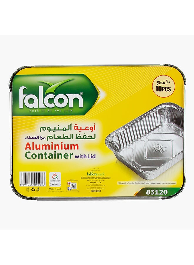 Falcon 10-Piece  Falcon Aluminium Container With Lid Set - Image 3