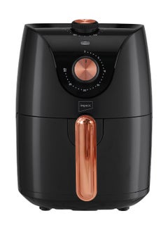 2.5 Ltr Hot Air Fryer, Temperature Control, 30-Min Timer, Non-Stick Safe Rack, Overheating Protection, Cool Touch Handle, Non-Slip Feet 2.5 L 1200 W AF 4302 Black