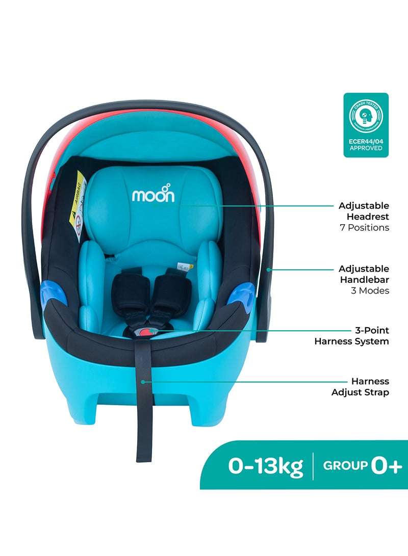 Moon Bibo Baby Carrier Carseat With Maximum Comfort And Superior Protection Suitable From Birth  - Image 2