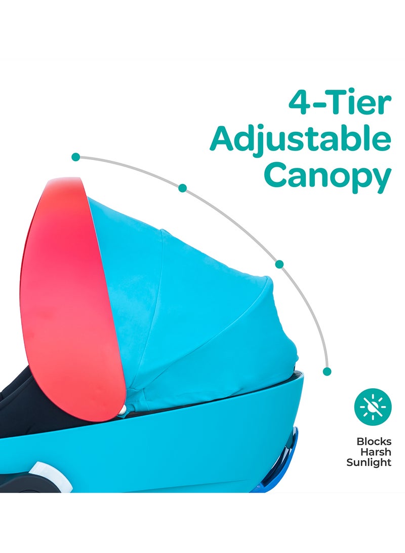 Moon Bibo Baby Carrier Carseat With Maximum Comfort And Superior Protection Suitable From Birth  - Image 5