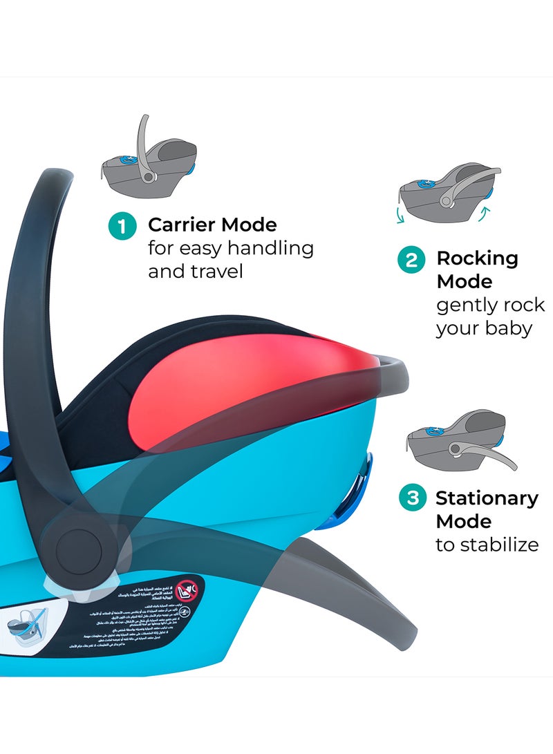 Moon Bibo Baby Carrier Carseat With Maximum Comfort And Superior Protection Suitable From Birth  - Image 3