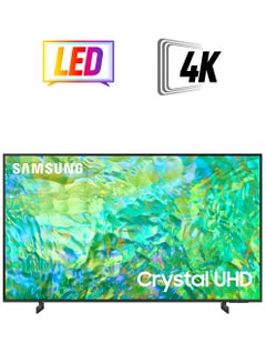 Samsung Smart TV, Crystal UHD 4K, CU8000, 85 Inch, 2023, Crystal Processor 4K, Airslim, Dynamic Crystal Color 85CU8000 Titan Gray  - Image 1