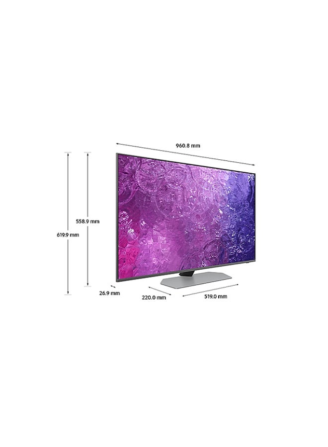سامسونج - تلفزيون سامسونج الذكي، Neo QLED 4K، QN90C، 43 بوصة، 2023، معالج الكم العصبي 4K، مضاد للانعكاس، OTS+ - Image 1