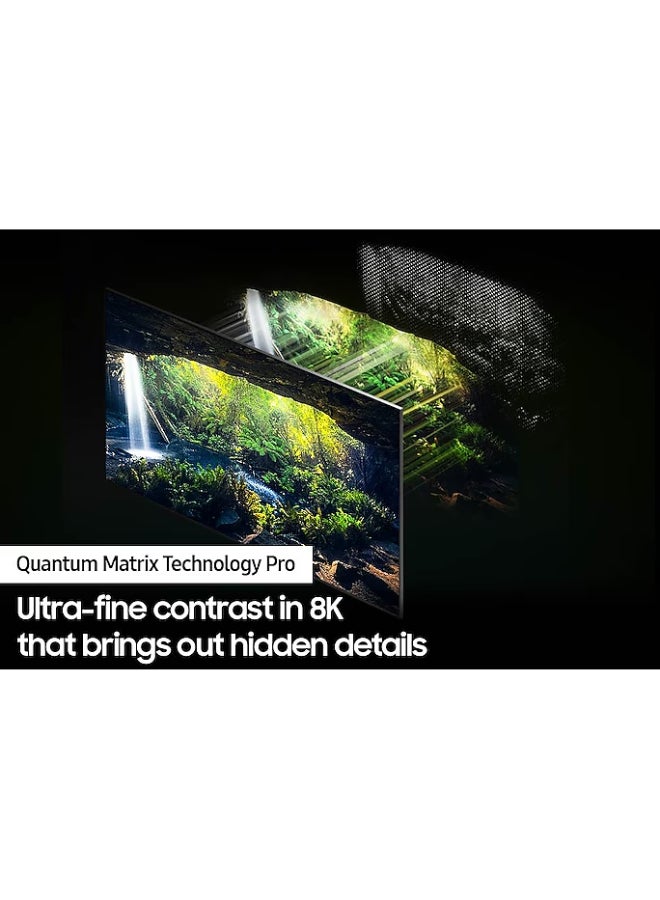 Smart TV, Neo QLED 8K, QN900C, 85 Inch, 2023, Quantum Matrix Technology Pro, Neural Quantum Processor 8K, Dolby Atmos QA85QN900CUXZN Titan Black