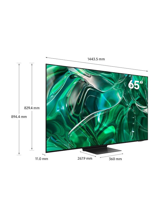 Samsung - Smart TV, OLED, S95C, 65 Inch, 2023, Dolby Atmos, Neural Quantum Processor 4K, One Connect QA65S95CAUXZN Titan Black - Image 1