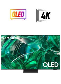 Samsung Smart TV, OLED, S95C, 55 Inch, 2023, Dolby Atmos, Neural Quantum Processor 4K, One Connect QA55S95CAUXZN Titan Black  - Image 1
