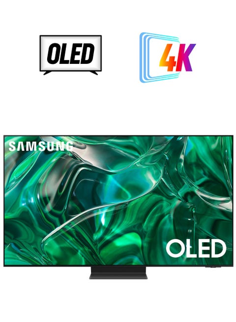تلفزيون ذكي، OLED، S95C، 55 بوصة، 2023، دولبي أتموس، معالج الكم العصبي 4K، اتصال واحد