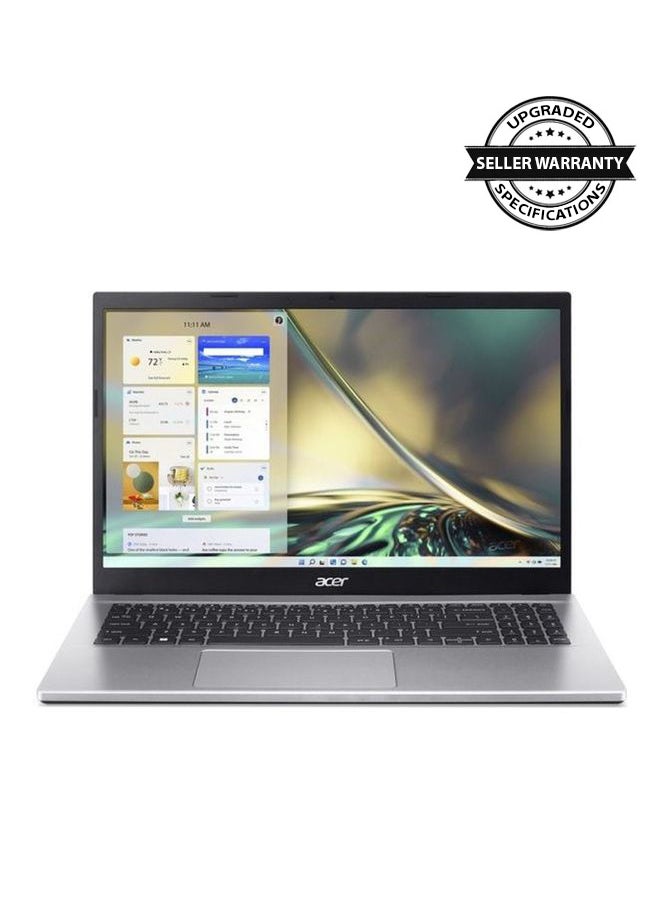 Acer - Aspire 3 A315-59-55ZT Laptop With 15.6-Inch Display, Core i5-1235U Processor/16GB RAM/1TB SSD/Intel Iris Xe Graphics/Windows 11 English/Arabic Pure Silver (Upgraded Version) - Image 1