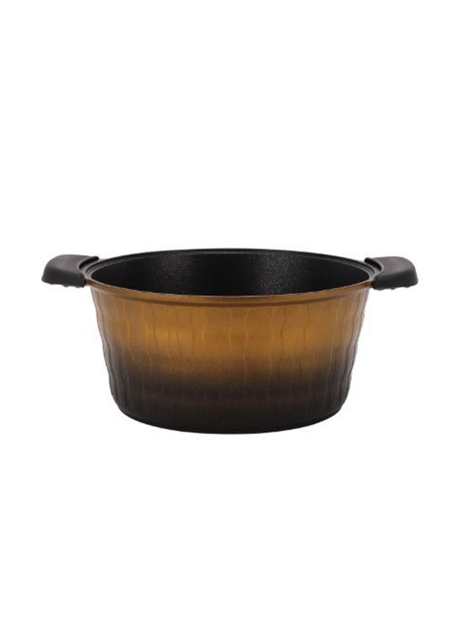 Royalford Royalford 7-Piece Die-Cast Cookware Set Gold  Die-Cast Aluminum Body with Extra Thick Base and Non-Stick Interior Gold 50x34x32cm  - Image 4