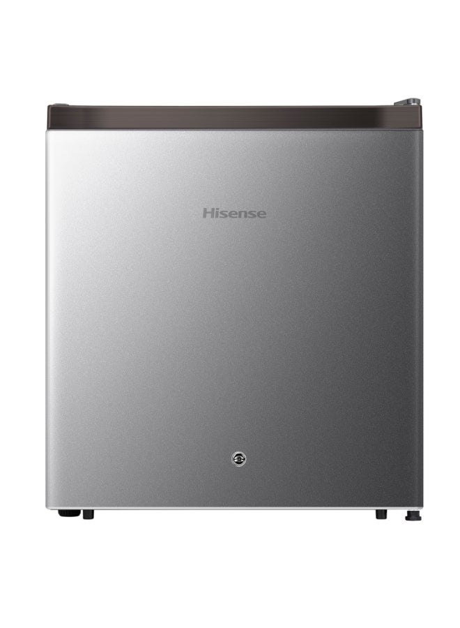 Hisense 60l Gross and 45l Net Capacity Mini Single Door Refrigerator With Adjustable Thermostat Semi-auto Defrost Low Noise Silver RR60D4ASU Silver RR60D4ASU Silver - Image 1