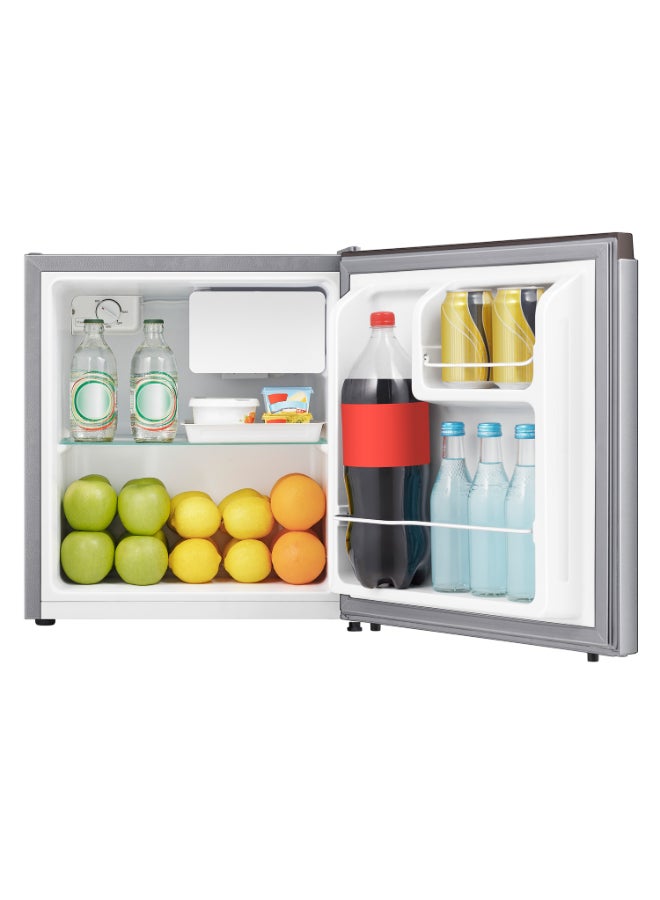 Hisense 60l Gross and 45l Net Capacity Mini Single Door Refrigerator With Adjustable Thermostat Semi-auto Defrost Low Noise Silver RR60D4ASU Silver RR60D4ASU Silver - Image 3