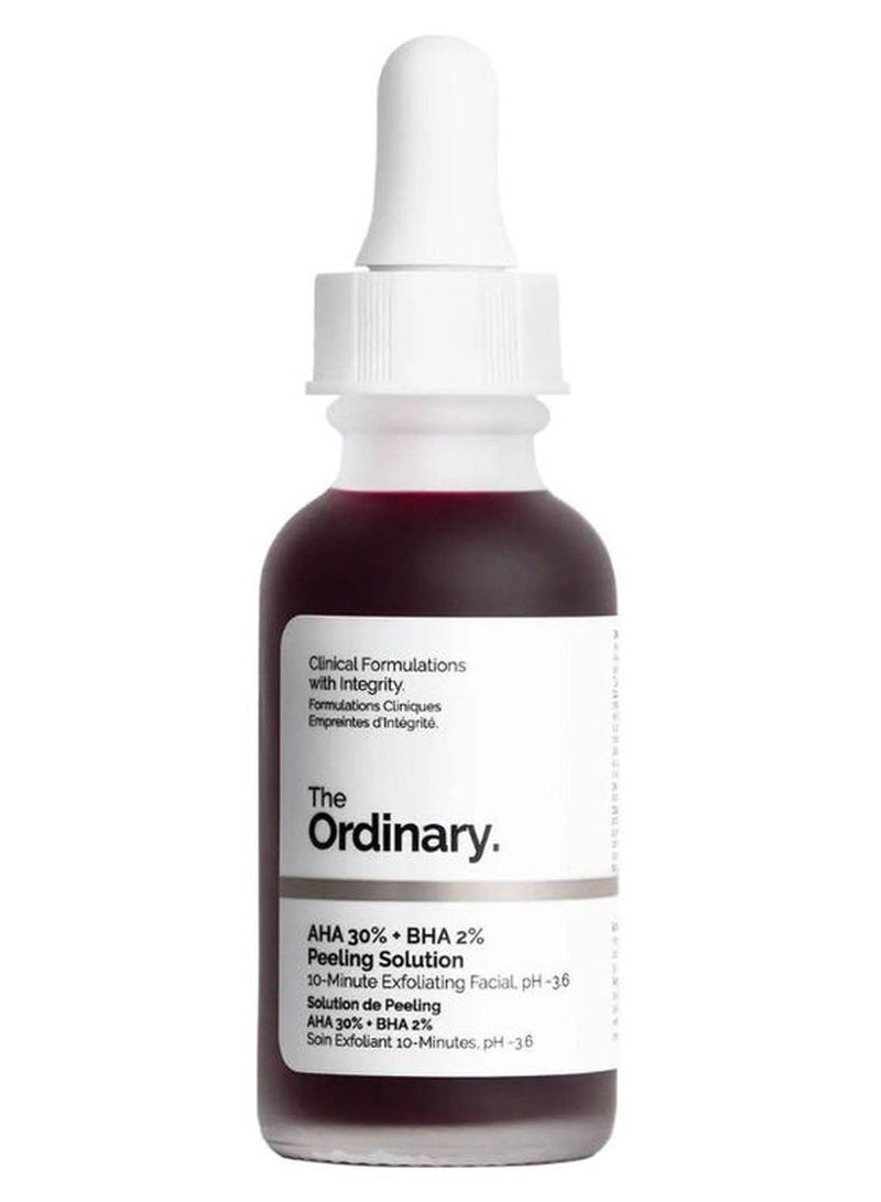 The Ordinary AHA 30% + BHA 2% Peeling Solution White 30ml - Image 1