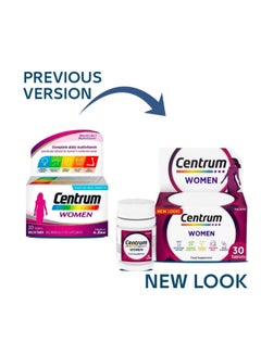 Centrum Multivitamin And Multimineral For Women 30 Tablets  - Image 1