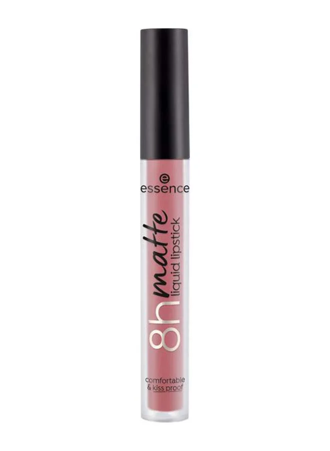 Essence 8H Matte Liquid Lipstick | 04 Rosy Nude Colour | Long Lasting & Waterproof | Lightweight Comfortable | Kiss Proof High Coverage | Matte Finish