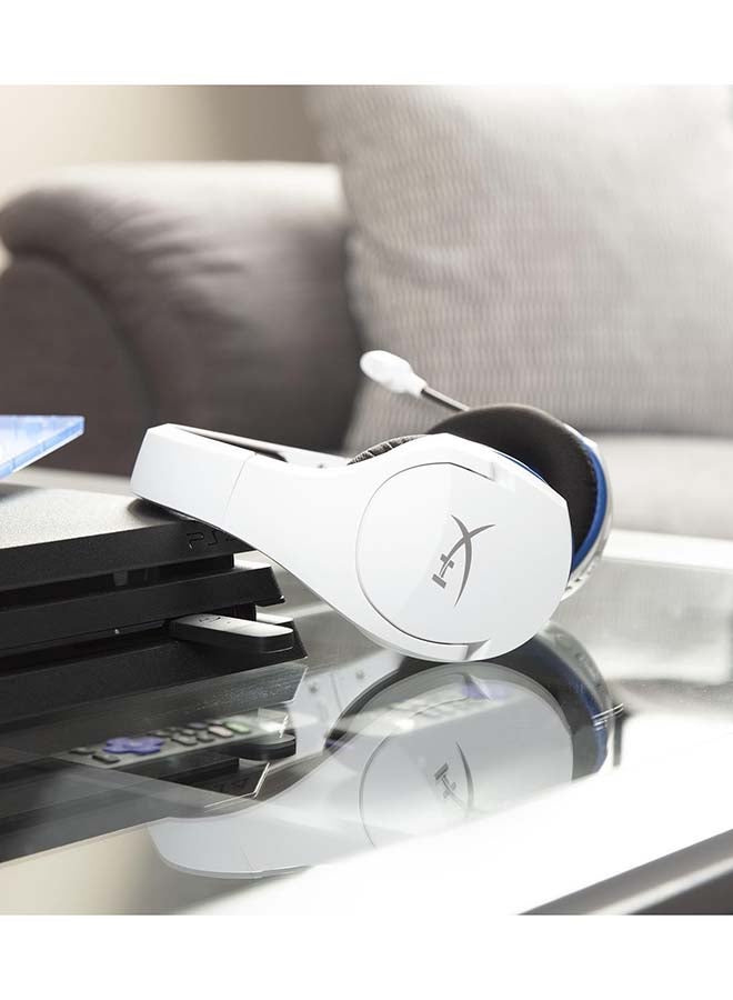 HYPERX Cloud Stinger Core 4P5J1AA Wireless Gaming Headset, 40mm Driver, Noise Cancelling Microphone, Compatible with PS5 / PS4 / PC, Up To 17 Hours Battery Life, White | HHSS1C-KB-WT/G - Image 2