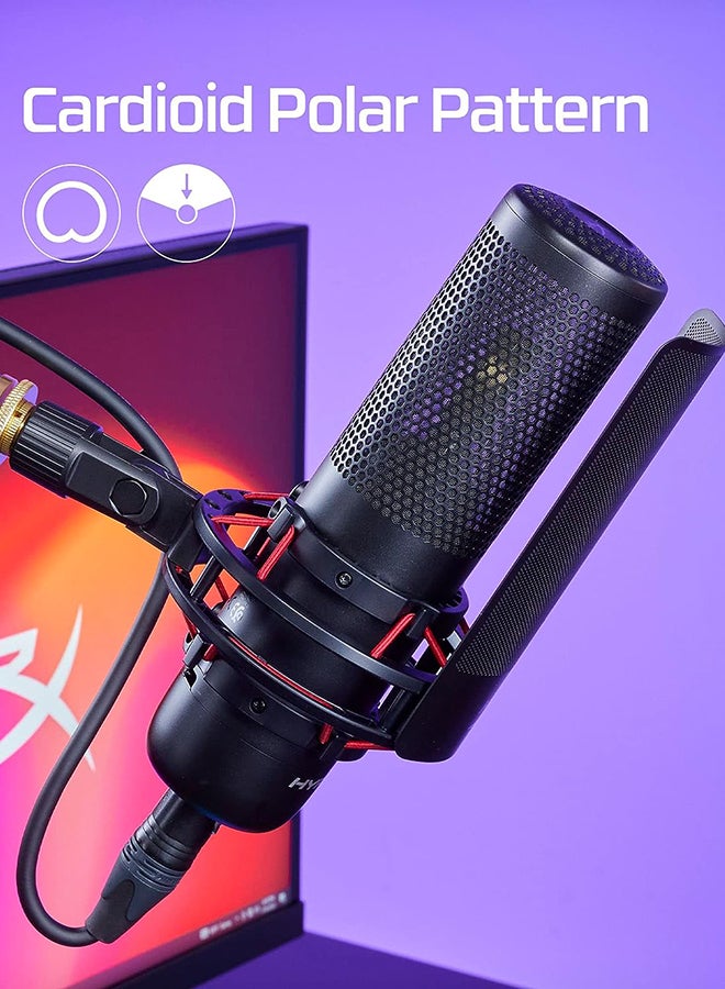 هايبركس - ميكروفون الألعاب هايبركس بروكاست XLR RGB USB بمكثف - Image 1