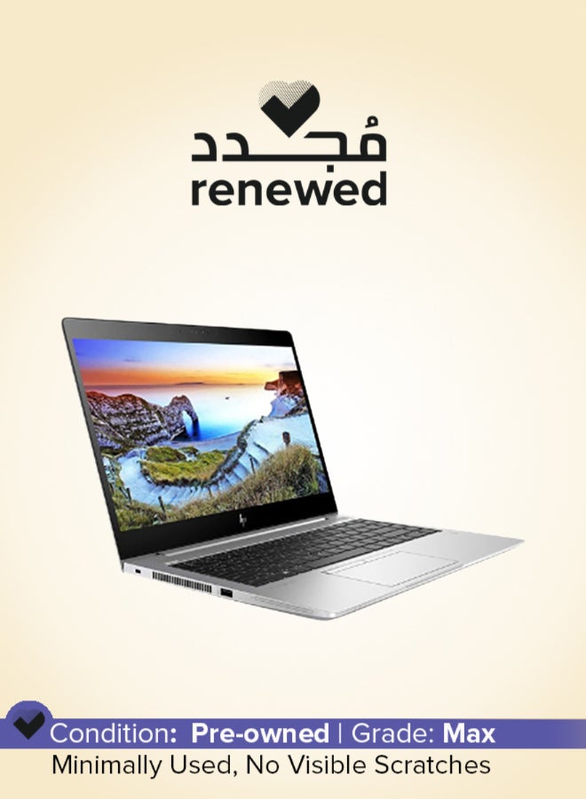 HP Renewed -  EliteBook 840 G5 Notebook With 14 Inch Display,Intel Core i5-8350U/16GB RAM/256GB SSD/Windows 10 English Metallic - Image 1
