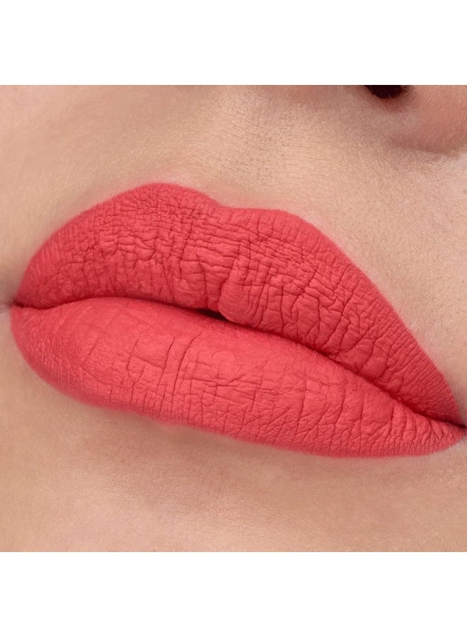 Essence - 8H Matte Liquid Lipstick Fiery Red - Image 1