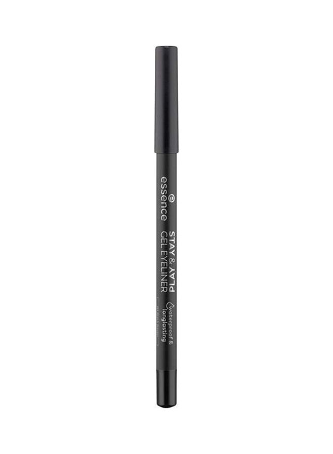 Essence - Stay & Play Gel Eyeliner 01 Black Raven - Image 1