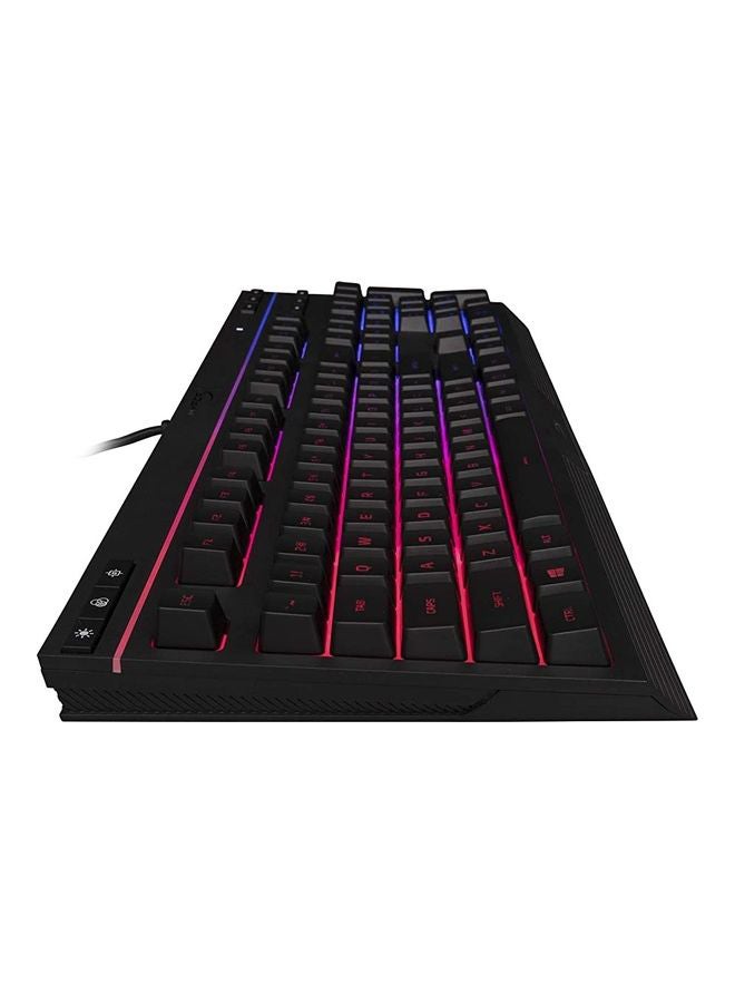 HYPERX - Alloy Core RGB - Gaming Keyboard, Membrane Switch, 5 Zones Multi-Color Customization, 6 LED Modes & 3 Brightness Levels, 1000Hz, Multi-Key Anti-Ghosting ,Acceleration, Game Mode |  4P4F5AA#ABA - Image 1