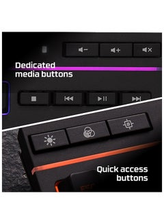 هايبركس لوحة مفاتيح الألعاب Hyperx Alloy Core RGB (الإنجليزية الأمريكية)  - Image 4