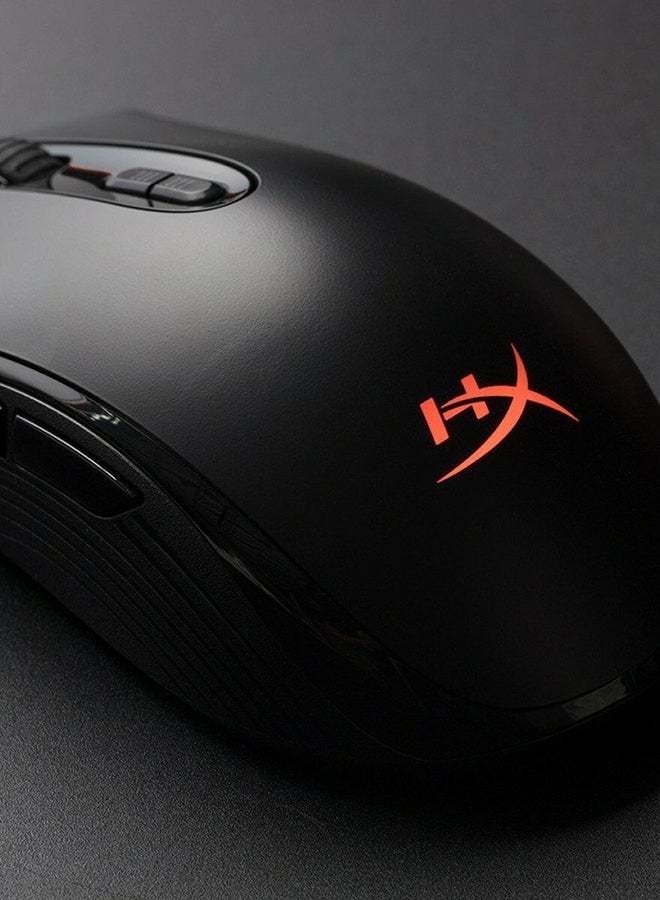 HYPERX - Pulsefire Core RGB Gaming Mouse, RGB Light Effects, Pixart 3327 Sensor up to 6,200 DPI, 7 Programmable Buttons, Comfortable Symmetric Design, Black | 4P4F8AA - Image 1