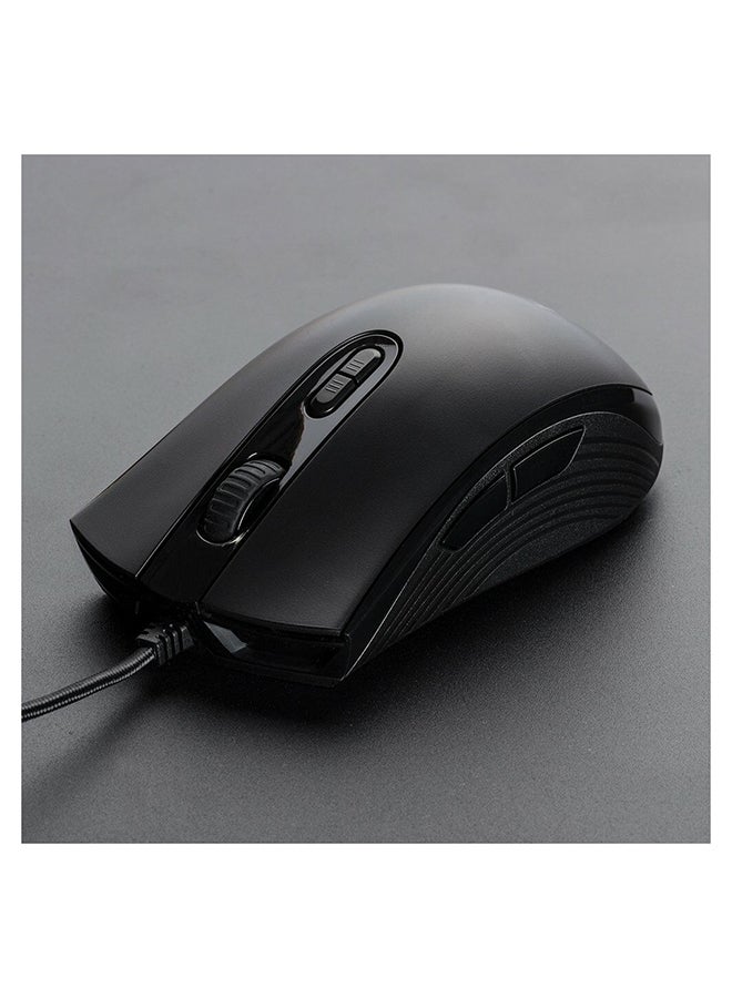 HYPERX - Pulsefire Core RGB Gaming Mouse, RGB Light Effects, Pixart 3327 Sensor up to 6,200 DPI, 7 Programmable Buttons, Comfortable Symmetric Design, Black | 4P4F8AA - Image 1