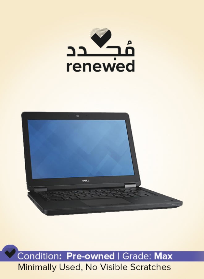 DELL Renewed - Latitude E7250 With 12.5 Inch HD Display,Core i5 Processor/5th Generation/4GB Ram/128GB SSD/Intel HD Graphics English Black - Image 1