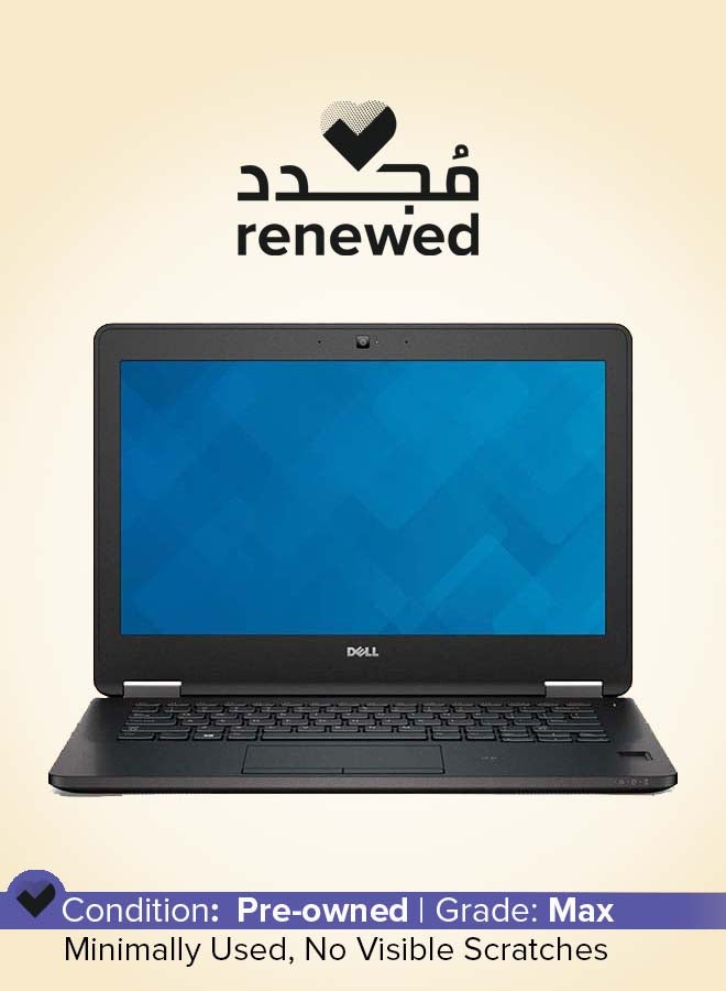 DELL Renewed - Latitude E7270 With 12.5 Inch HD Display,Core i5 Processor/6th Generation/8GB Ram/256GB SSD/Intel HD Graphics English Black  - Image 1