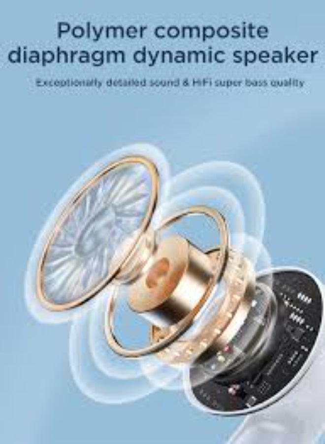 JOYROOM T03S Plus Wireless Earbuds – Hd Sound, Bluetooth 5.0, Touch Sensor Control, 24H Playtime, Magnetic Charging Case, Ergonomic Fit White - Image 4